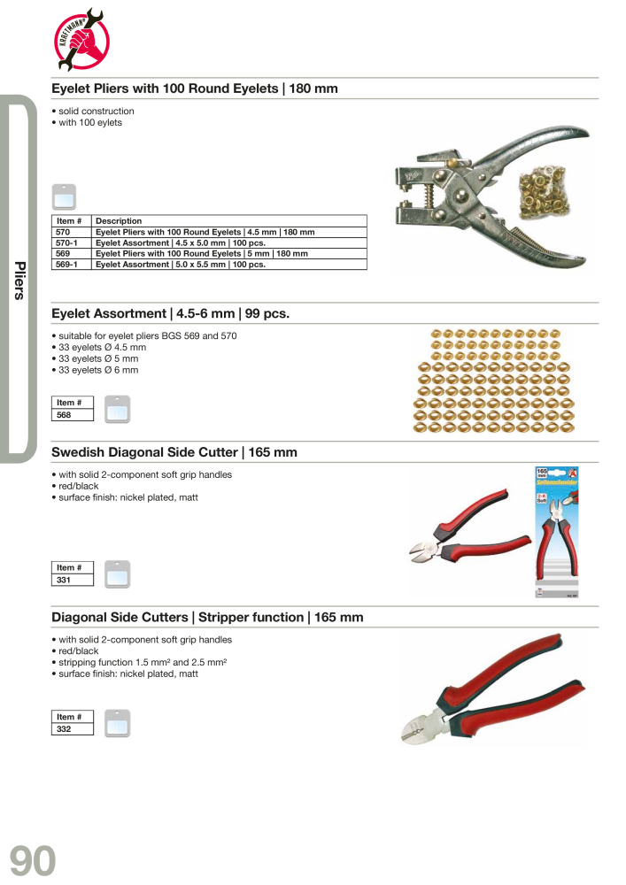 KRAFTMANN by BGS technic Catalog Hand tools NO.: 654 - Page 93