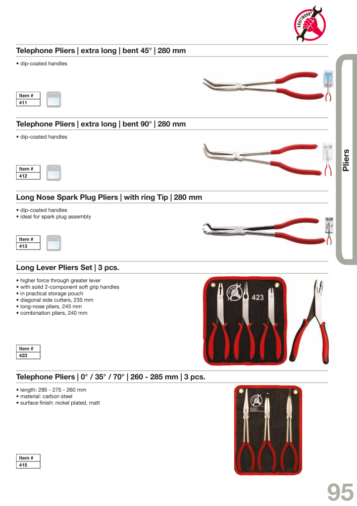 KRAFTMANN by BGS technic Catalog Hand tools NO.: 654 - Page 98