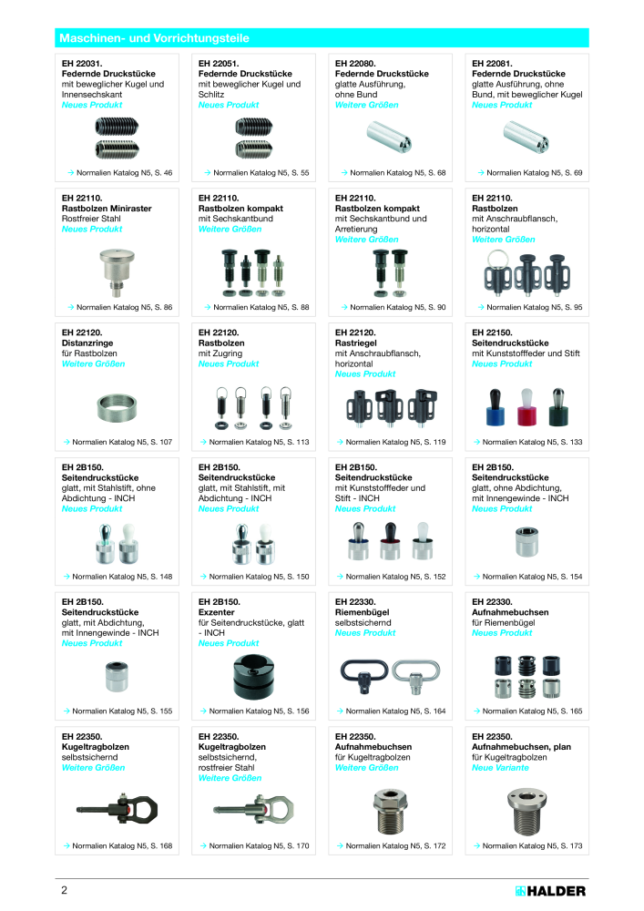 HALDER Prospekt Neuheiten Normalien NR.: 667 - Seite 2
