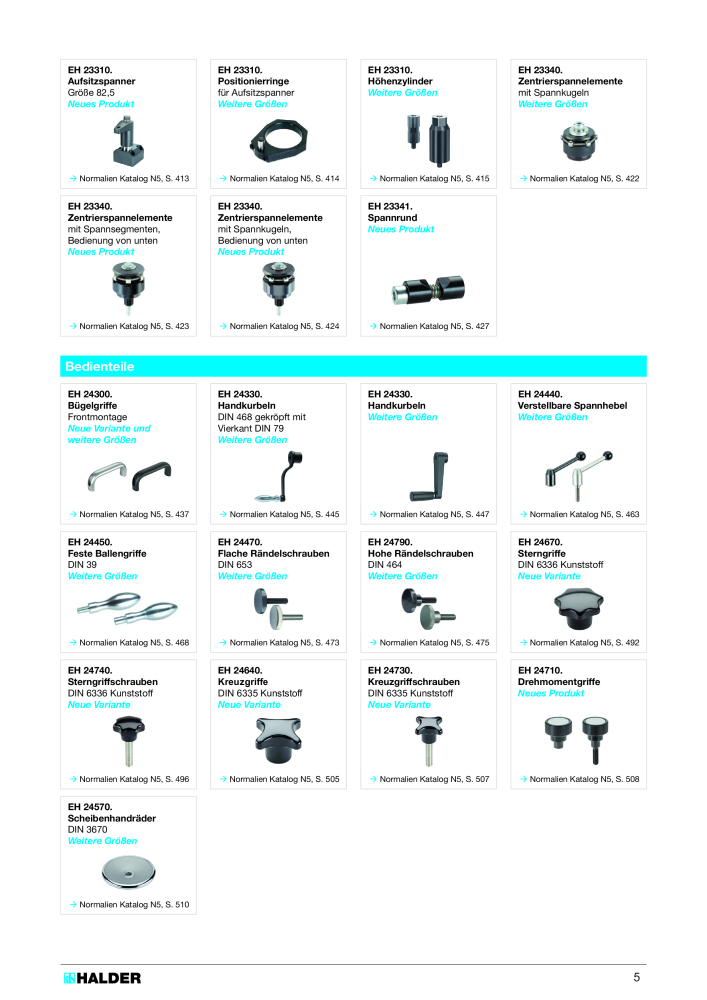 HALDER Prospekt Neuheiten Normalien NR.: 667 - Seite 5