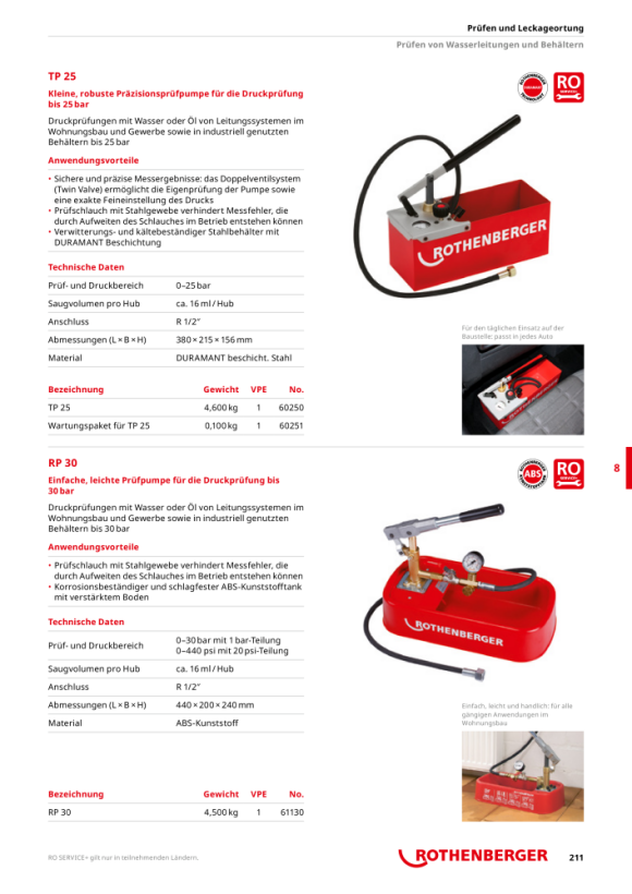 Rothenberger HD- Schlauch RP Pro III 1/2 V12102000