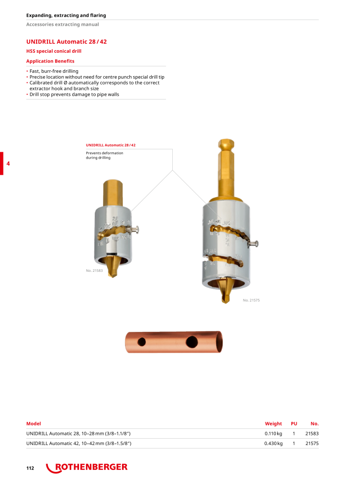 Rothenberger Maincatalog NO.: 711 - Page 112