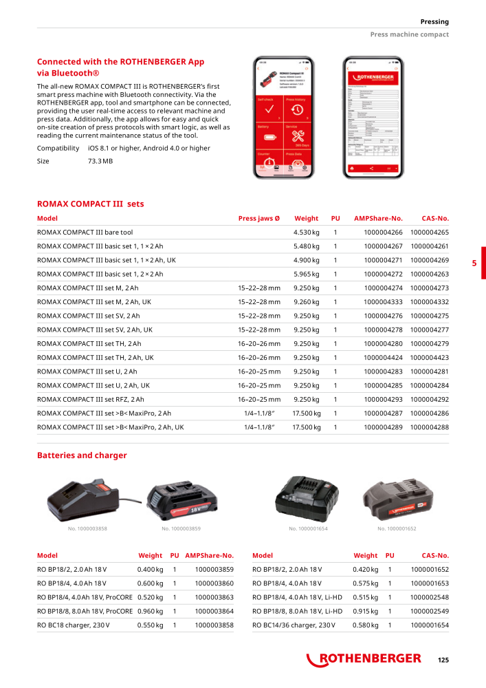 Rothenberger Maincatalog Nº: 711 - Página 125