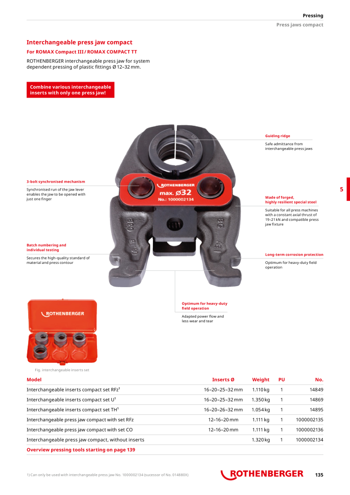 Rothenberger Maincatalog NR.: 711 - Strona 135