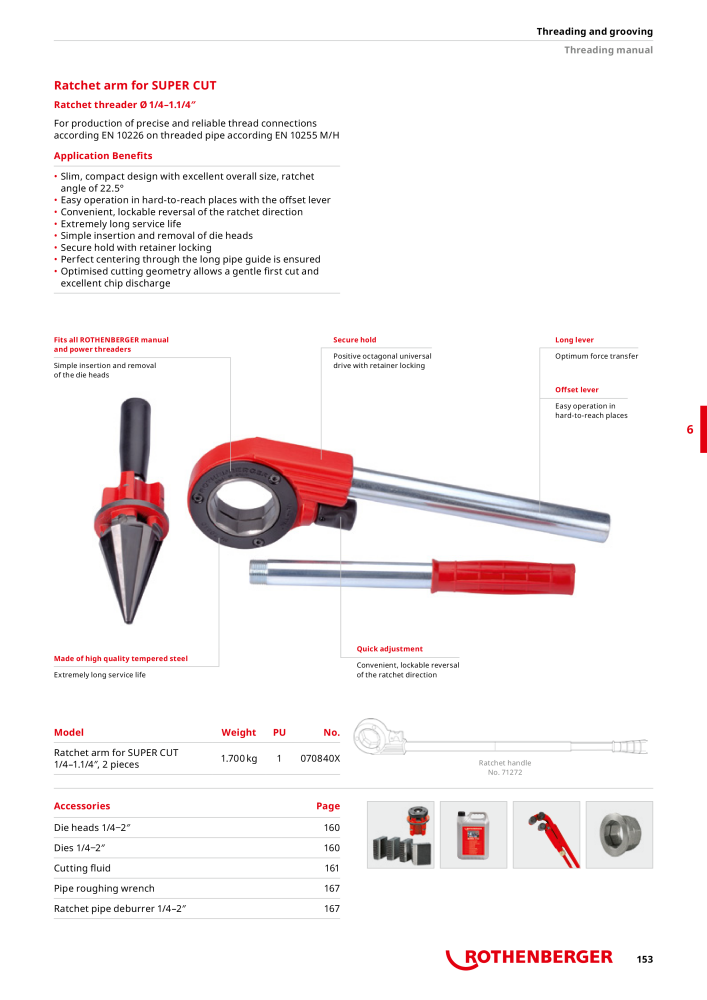 Rothenberger Maincatalog NR.: 711 - Side 153