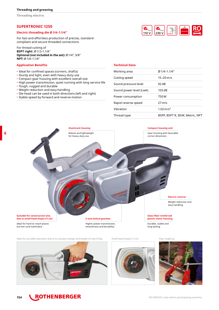 Rothenberger Maincatalog NO.: 711 - Page 154