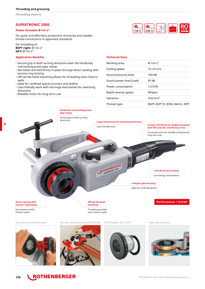 Rothenberger Maincatalog NR.: 711 - Side 158