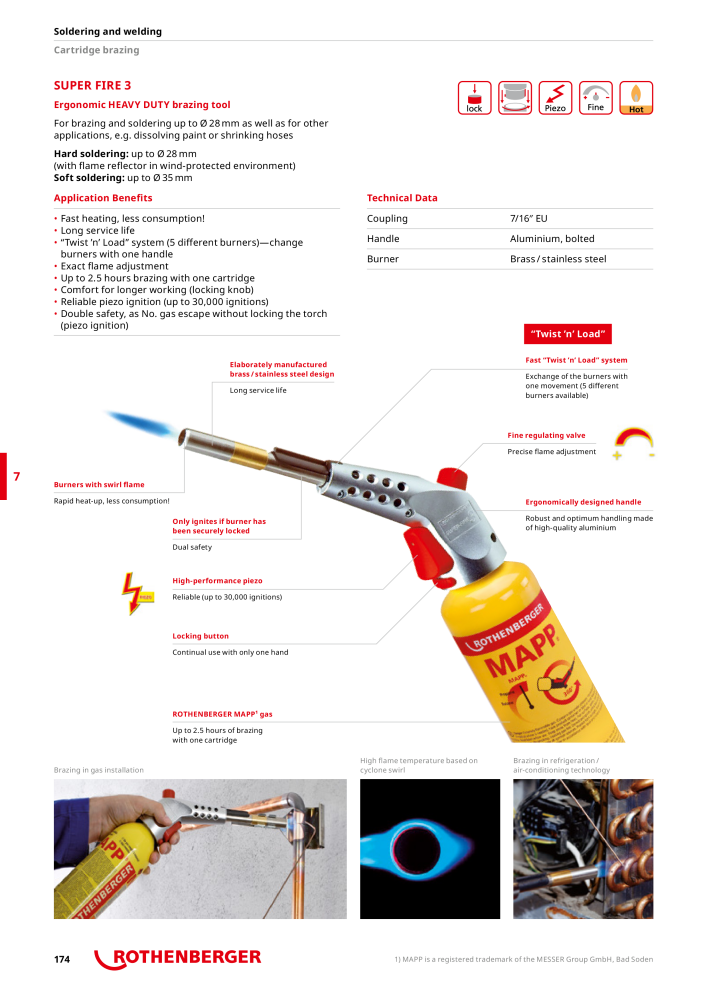 Rothenberger Maincatalog Č. 711 - Strana 174