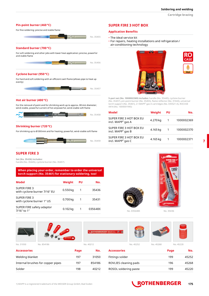 Rothenberger Maincatalog n.: 711 - Pagina 175