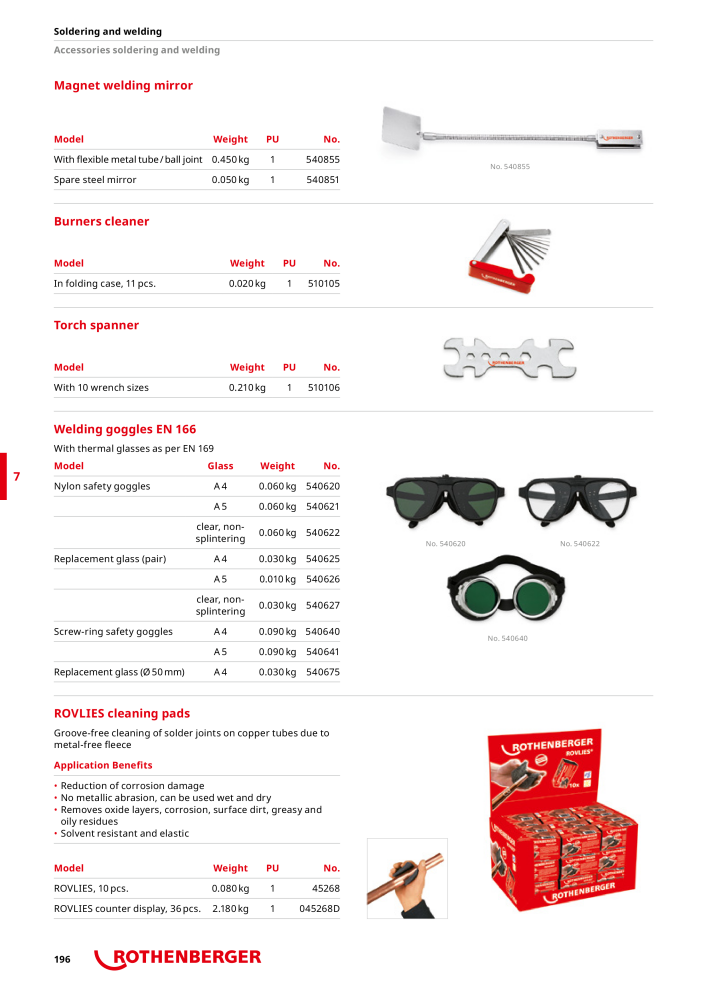 Rothenberger Maincatalog NR.: 711 - Strona 196