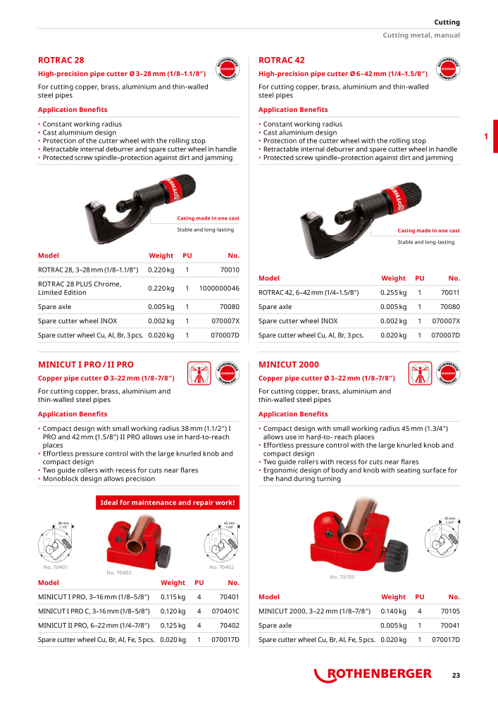 Rothenberger Maincatalog NR.: 711 - Strona 23