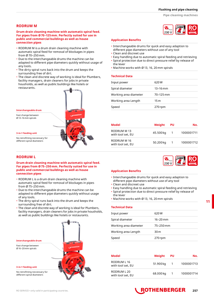 Rothenberger Maincatalog n.: 711 - Pagina 257