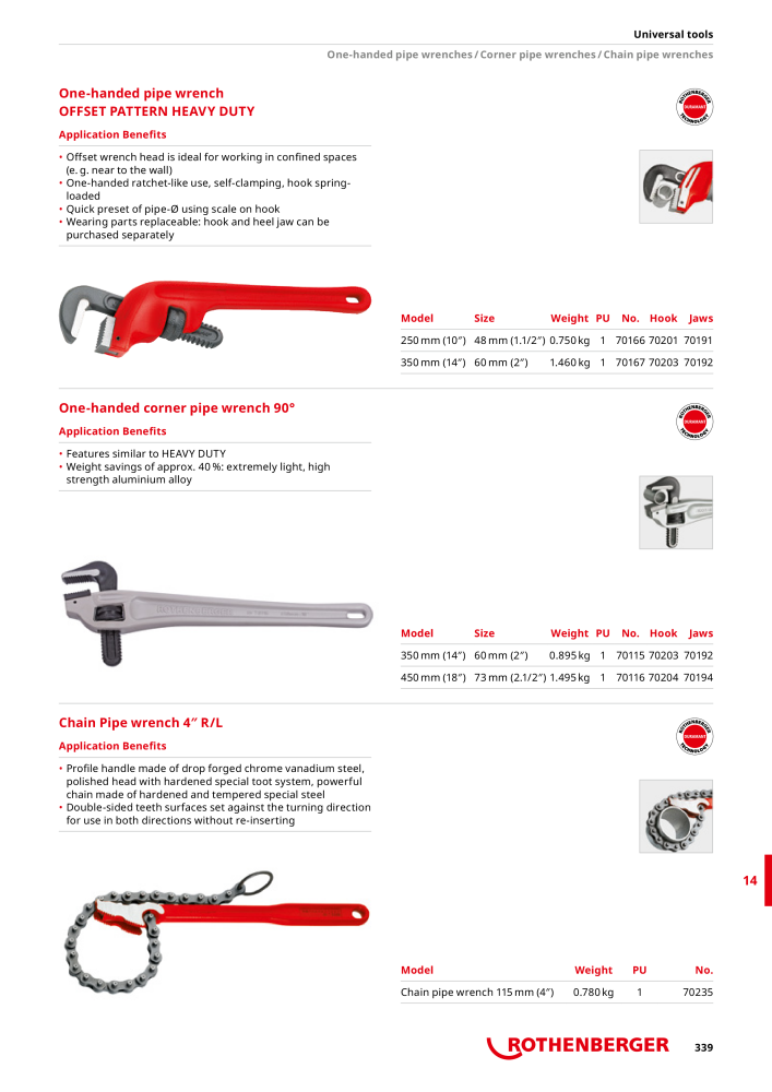 Rothenberger Maincatalog n.: 711 - Pagina 339