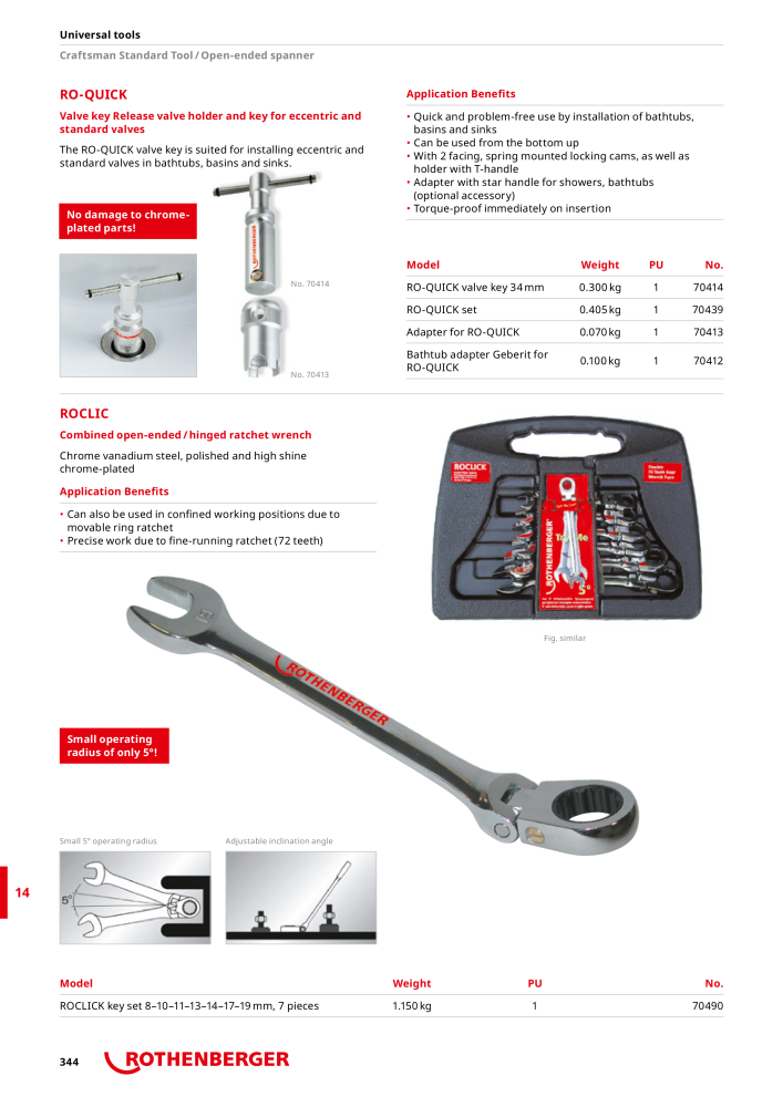 Rothenberger Maincatalog NO.: 711 - Page 344