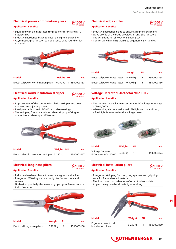 Rothenberger Maincatalog Nº: 711 - Página 351