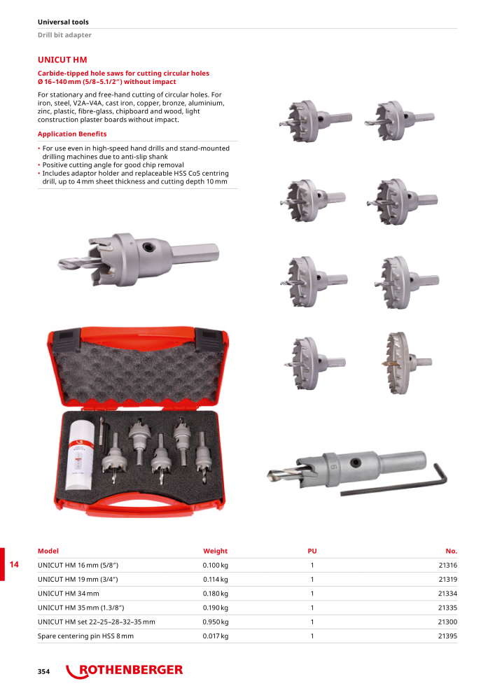 Rothenberger Maincatalog n.: 711 - Pagina 354