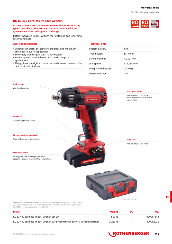 Rothenberger Maincatalog n.: 711 - Pagina 355