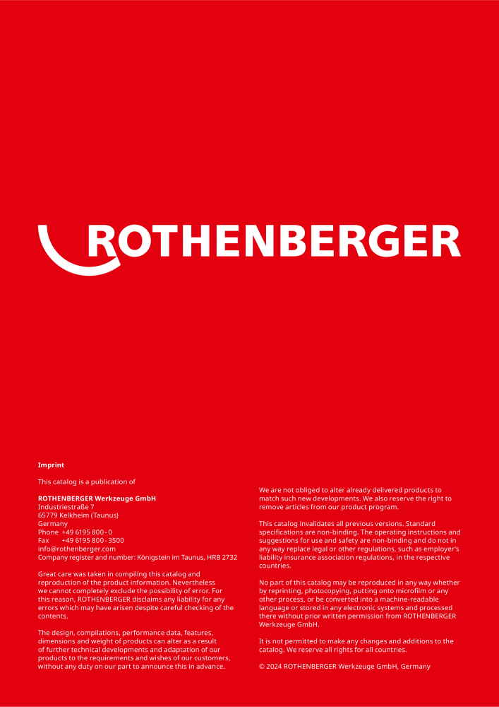 Rothenberger Maincatalog NR.: 711 - Side 386