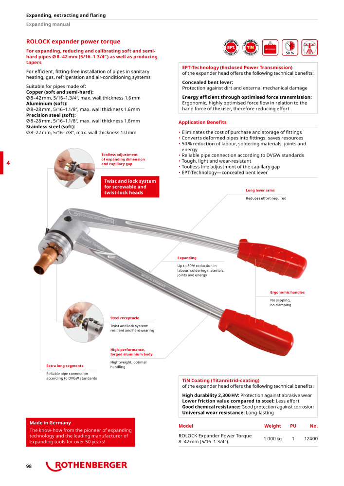 Rothenberger Maincatalog NO.: 711 - Page 98