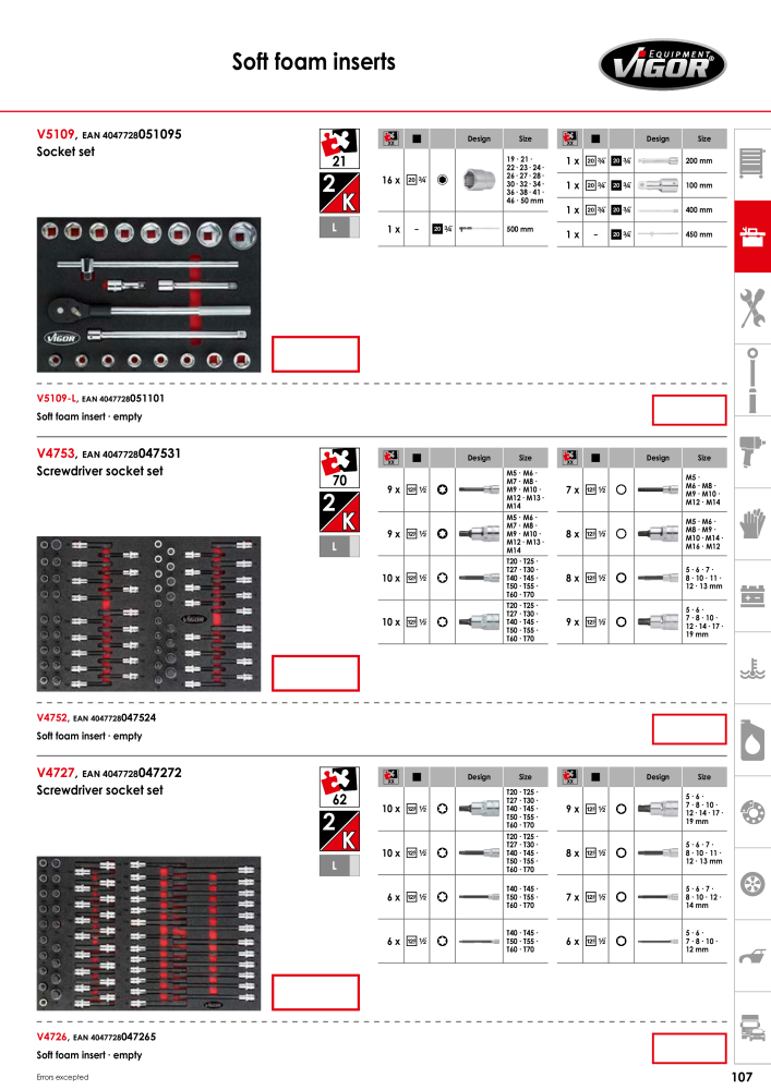 VIGOR main catalogue Nº: 715 - Página 109