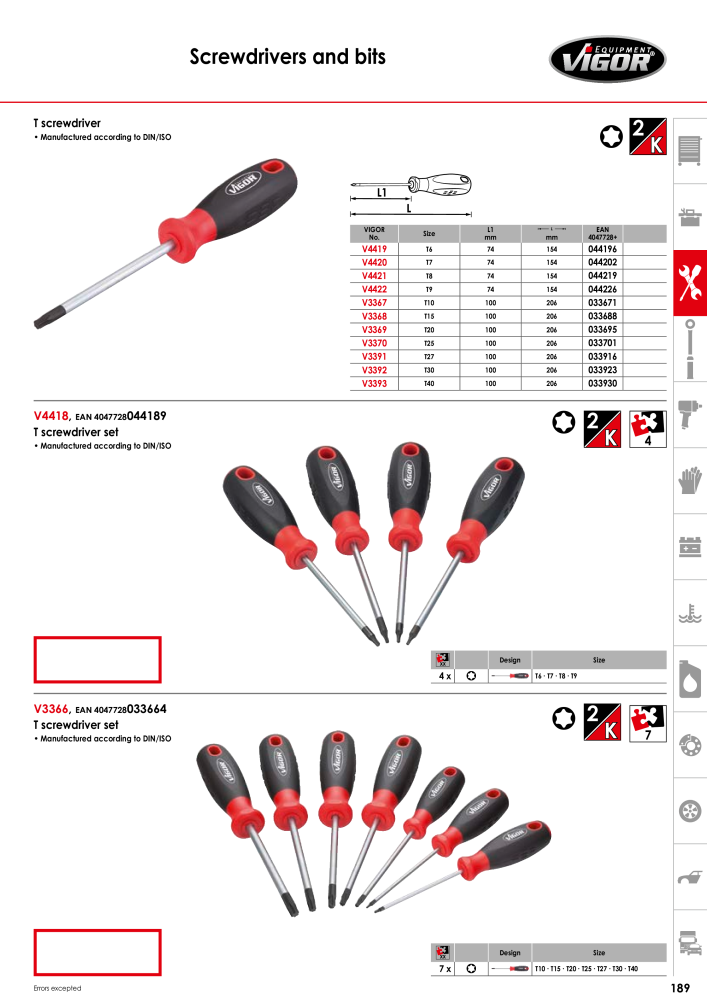 VIGOR main catalogue NR.: 715 - Seite 191