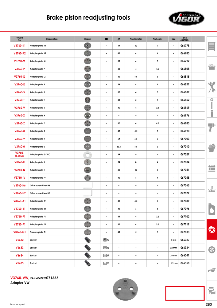 VIGOR main catalogue Č. 715 - Strana 285