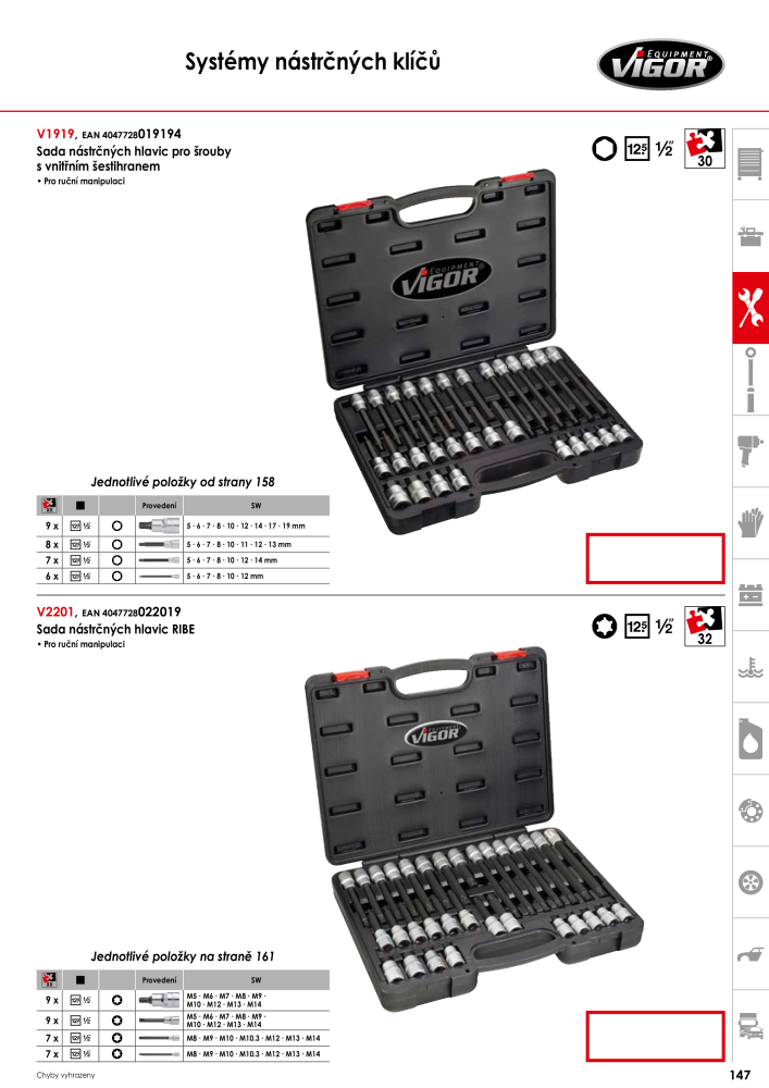 Hlavní katalog VIGOR Nb. : 717 - Page 149