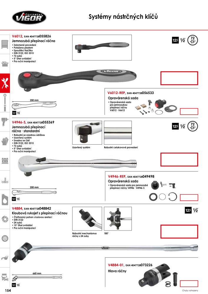 Hlavní katalog VIGOR Č. 717 - Strana 156