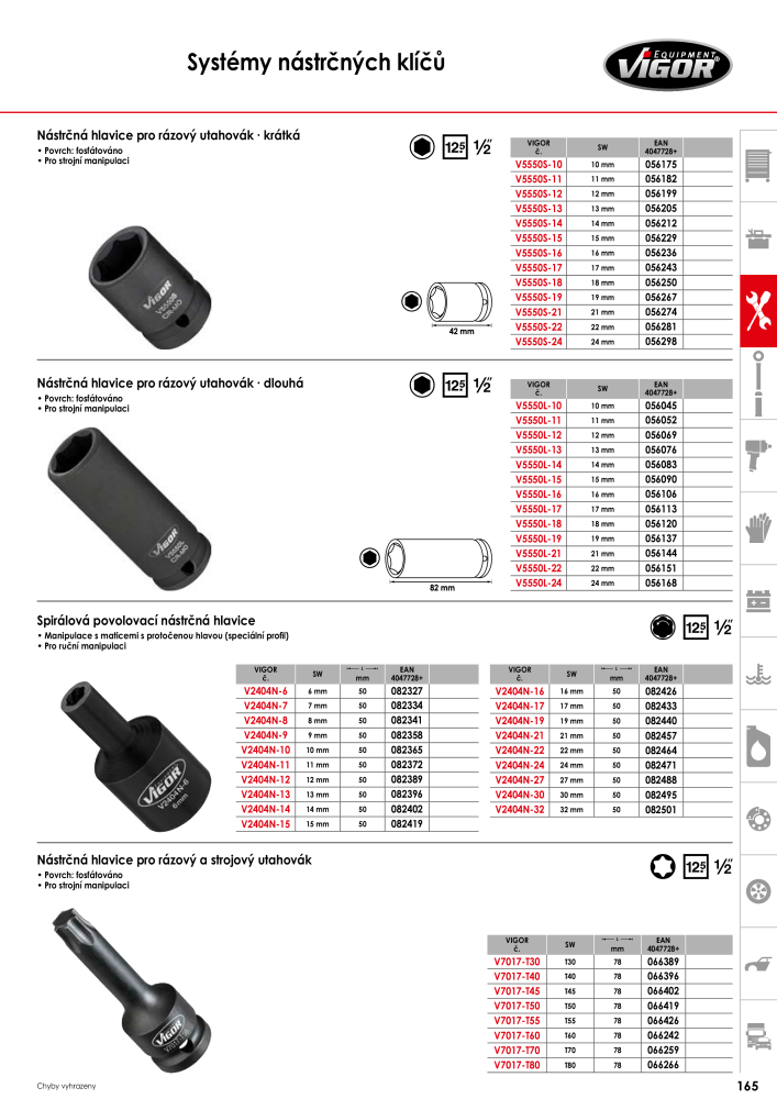 Hlavní katalog VIGOR Nº: 717 - Página 167