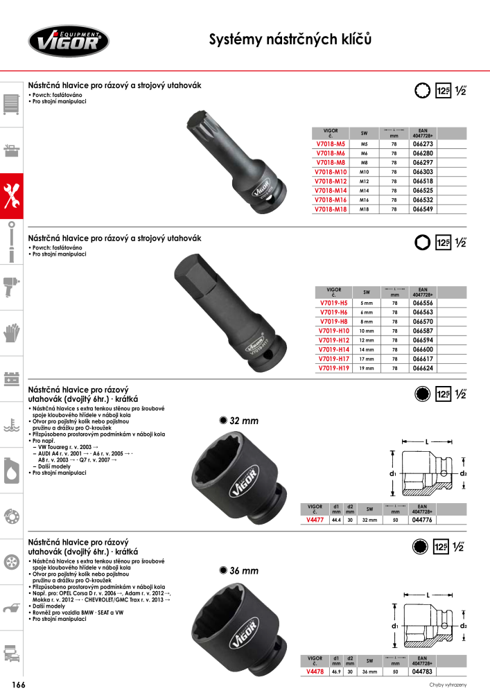 Hlavní katalog VIGOR NR.: 717 - Strona 168