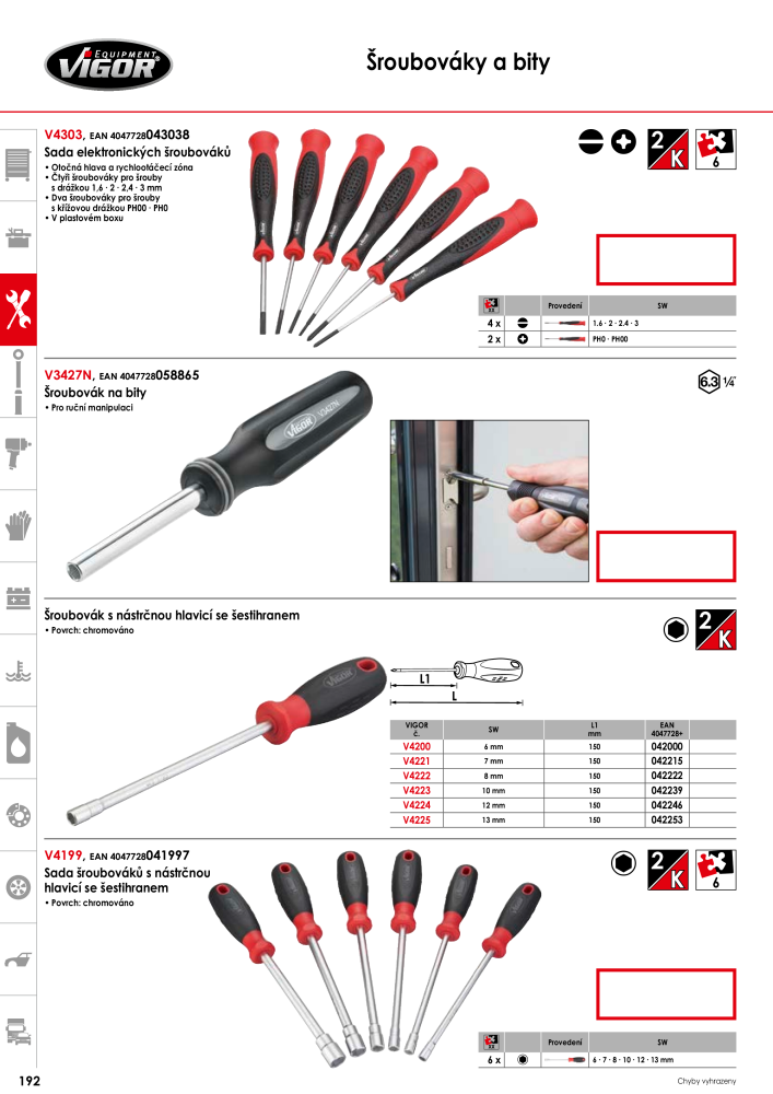 Hlavní katalog VIGOR Nº: 717 - Página 194