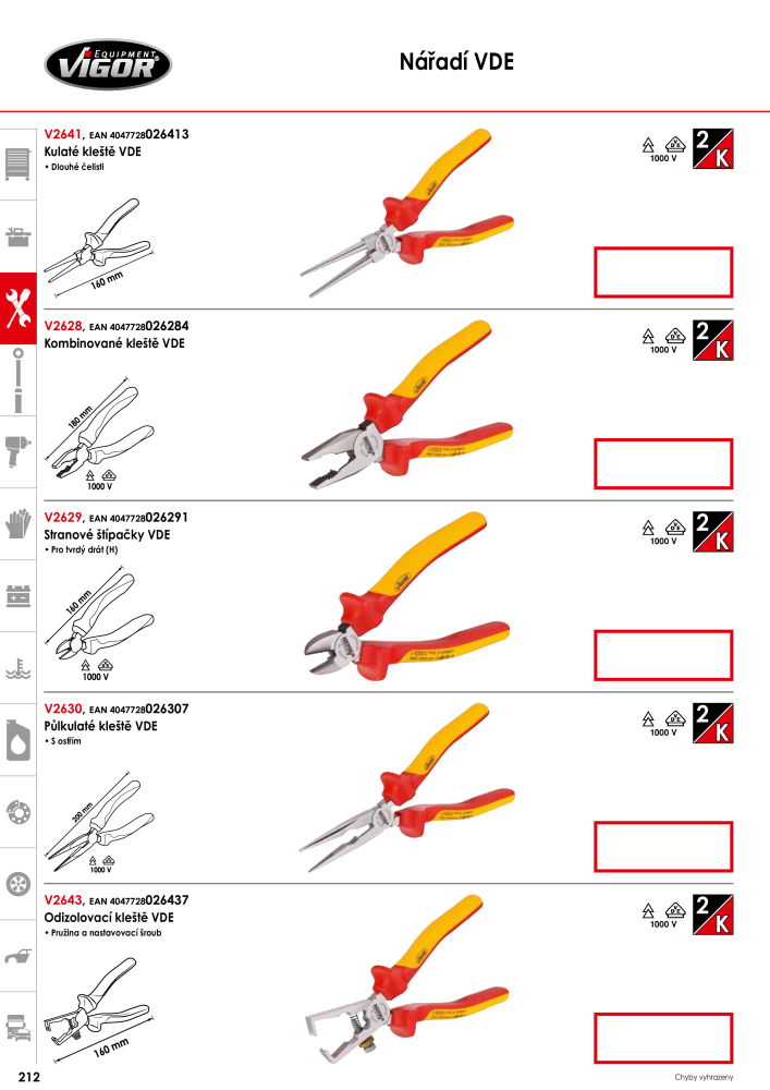 Hlavní katalog VIGOR Nº: 717 - Página 214