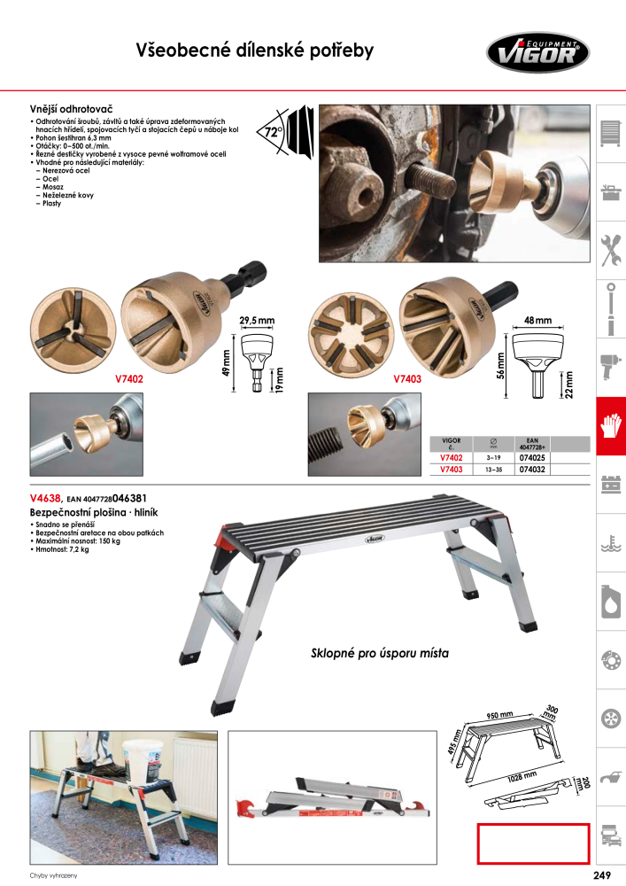 Hlavní katalog VIGOR Č. 717 - Strana 251