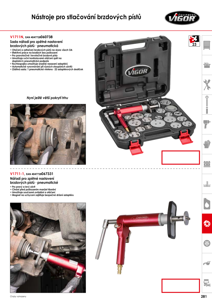 Hlavní katalog VIGOR Nº: 717 - Página 283