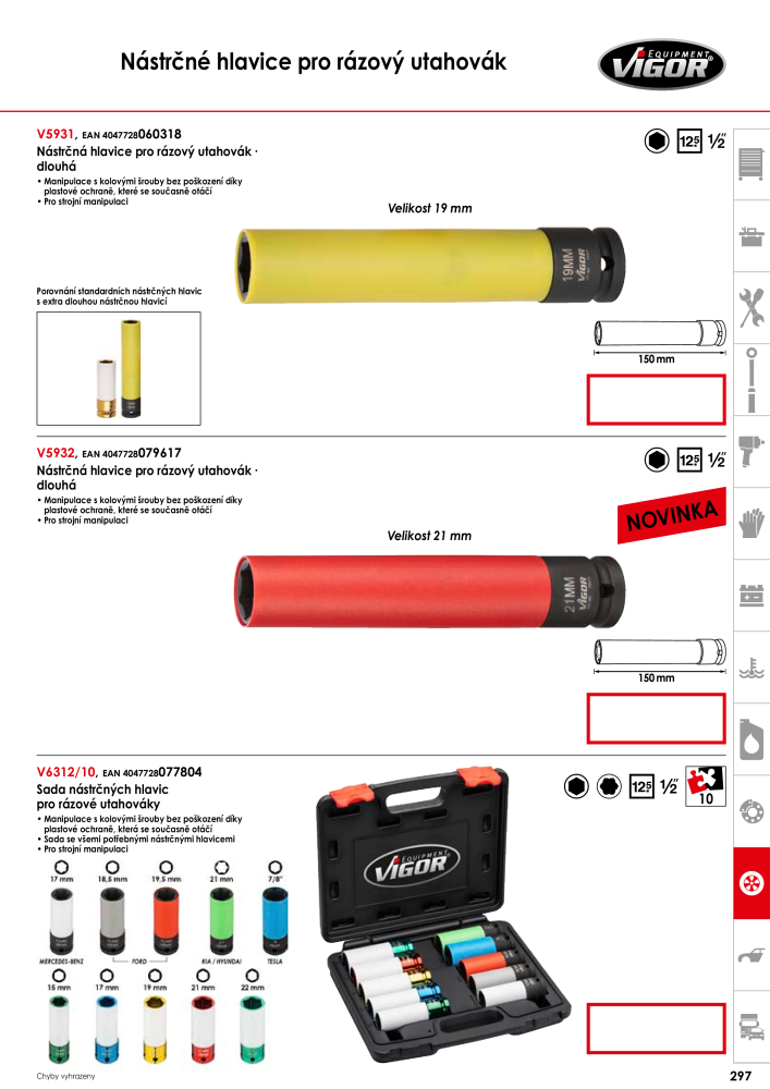 Hlavní katalog VIGOR NR.: 717 - Strona 299