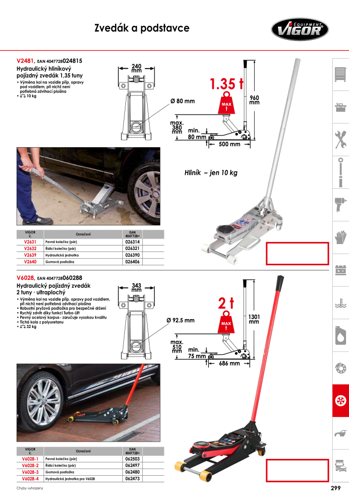 Hlavní katalog VIGOR Nº: 717 - Página 301