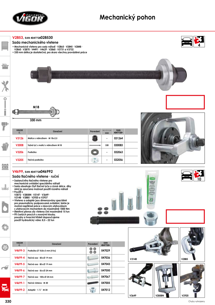 Hlavní katalog VIGOR Nb. : 717 - Page 332