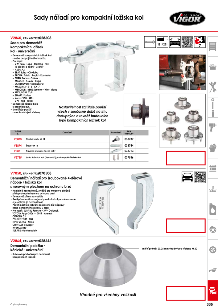 Hlavní katalog VIGOR Nb. : 717 - Page 337