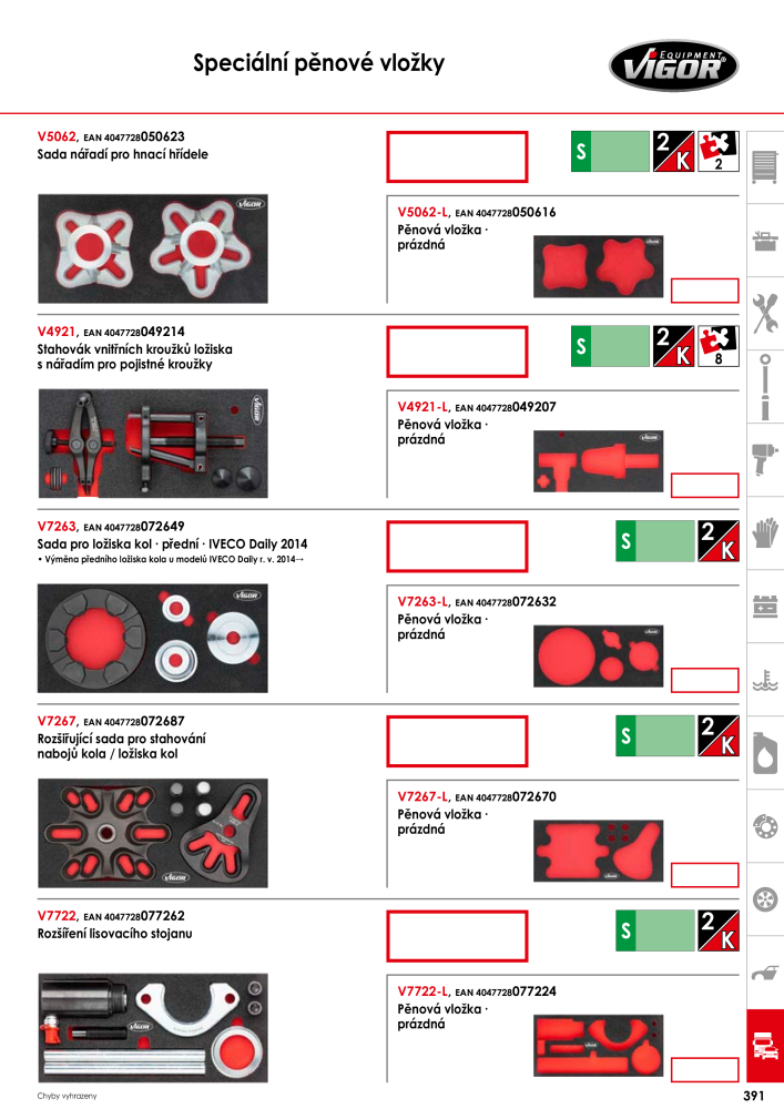 Hlavní katalog VIGOR Č. 717 - Strana 393
