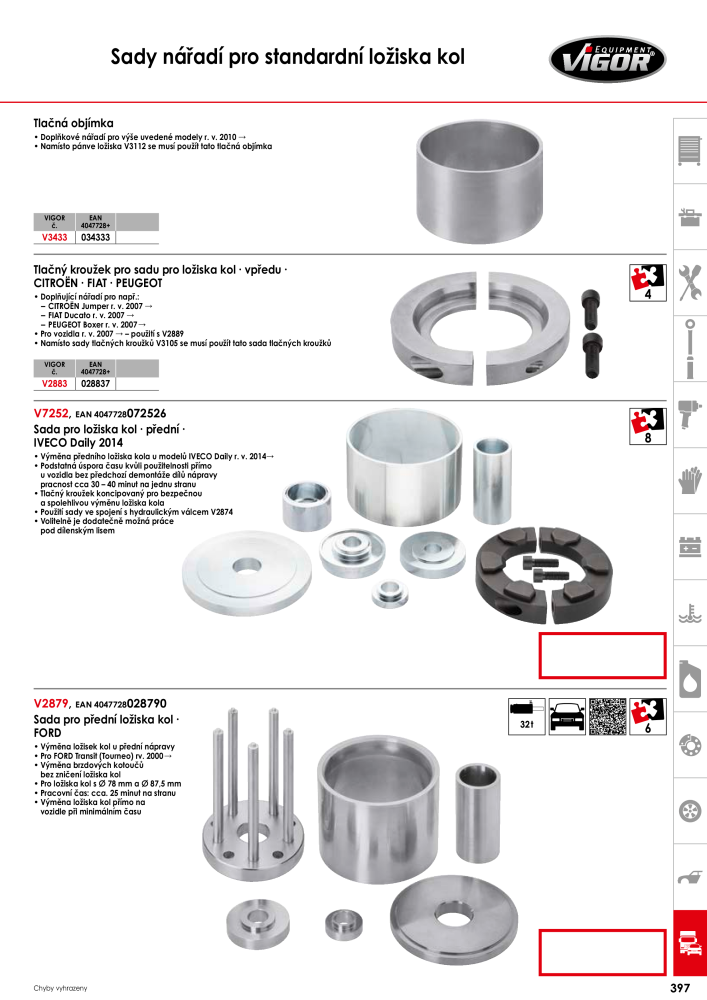 Hlavní katalog VIGOR NR.: 717 - Seite 399