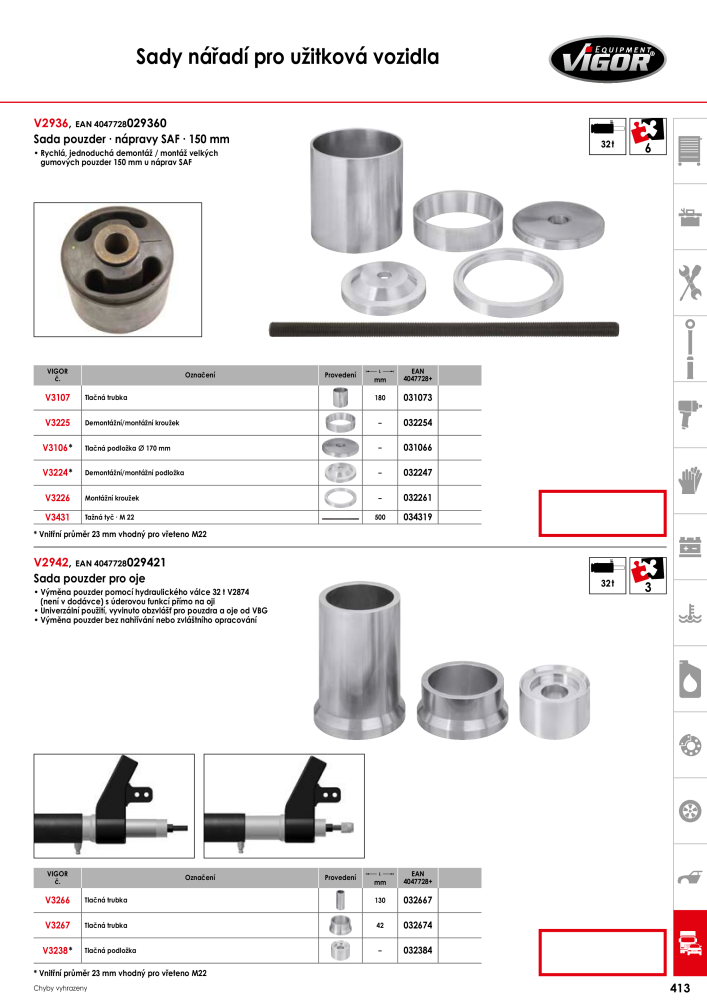 Hlavní katalog VIGOR Nº: 717 - Página 415