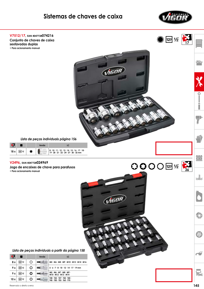 Catálogo principal VIGOR NR.: 720 - Strona 147