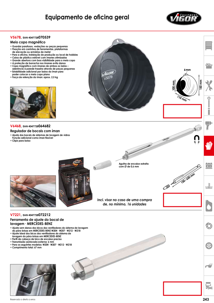 Catálogo principal VIGOR NR.: 720 - Pagina 245