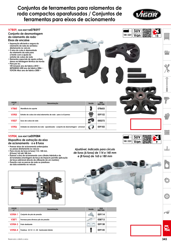 Catálogo principal VIGOR NR.: 720 - Seite 347