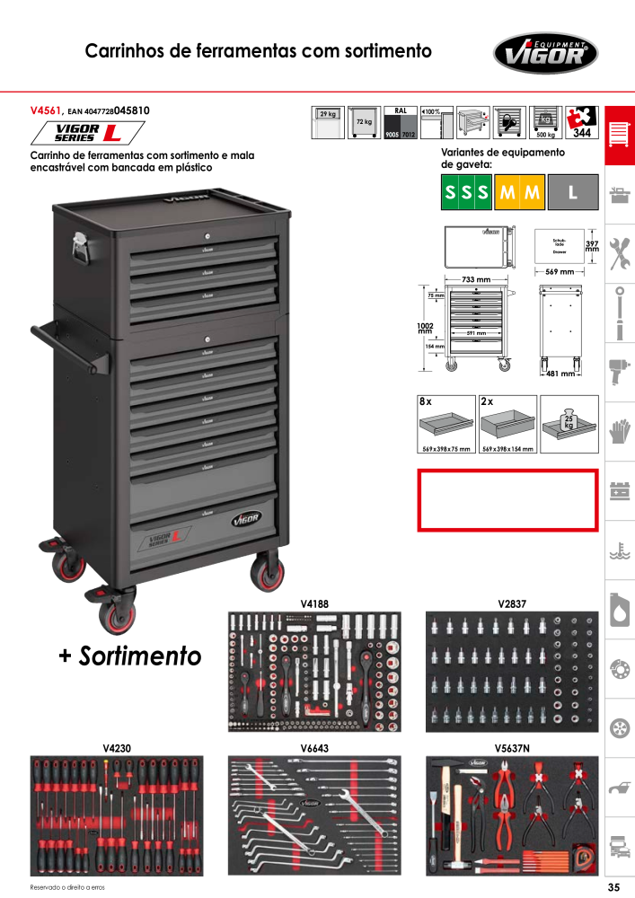 Catálogo principal VIGOR NR.: 720 - Seite 37