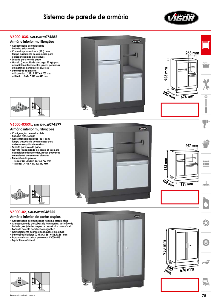 Catálogo principal VIGOR NR.: 720 - Seite 77