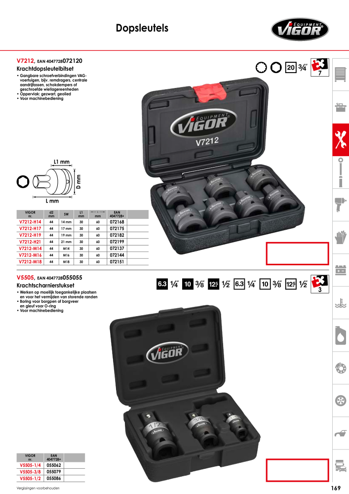 VIGOR hoofdcatalogus Nº: 721 - Página 171