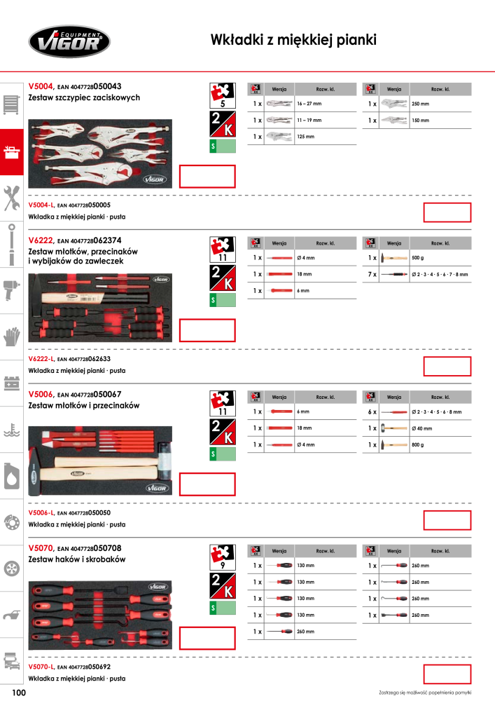 Katalog główny VIGOR Nb. : 722 - Page 102