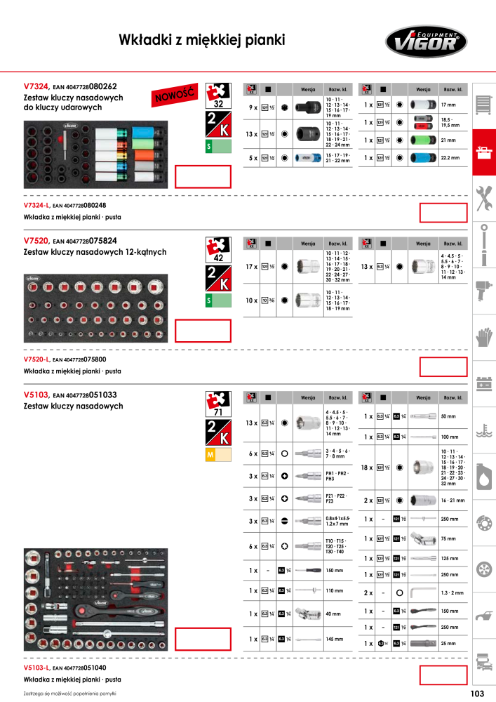 Katalog główny VIGOR NR.: 722 - Pagina 105