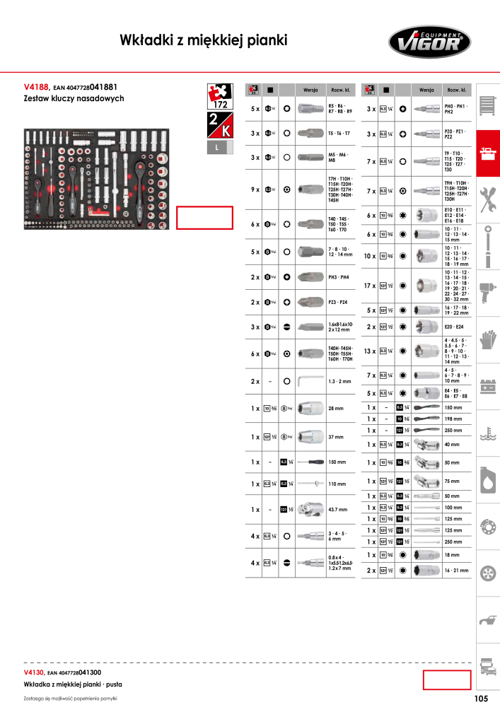 Katalog główny VIGOR NR.: 722 - Strona 107